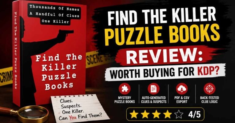 Find The Killer Puzzle Books Review