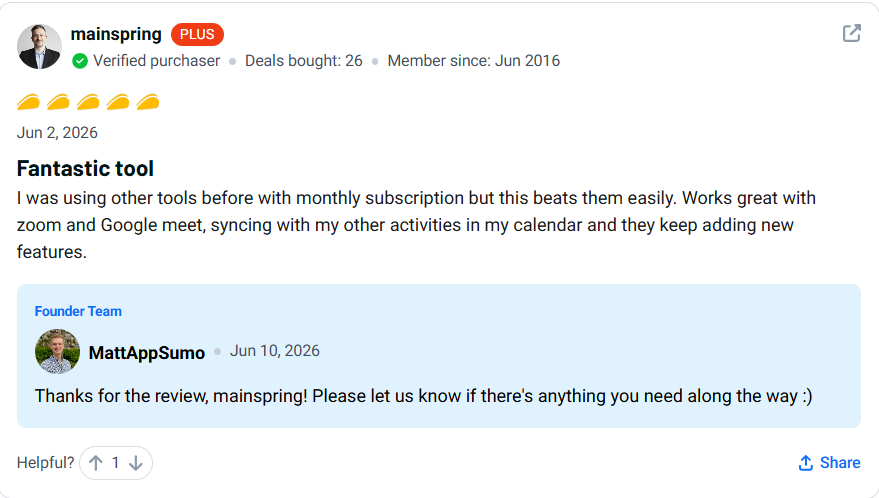 tidycal reviews