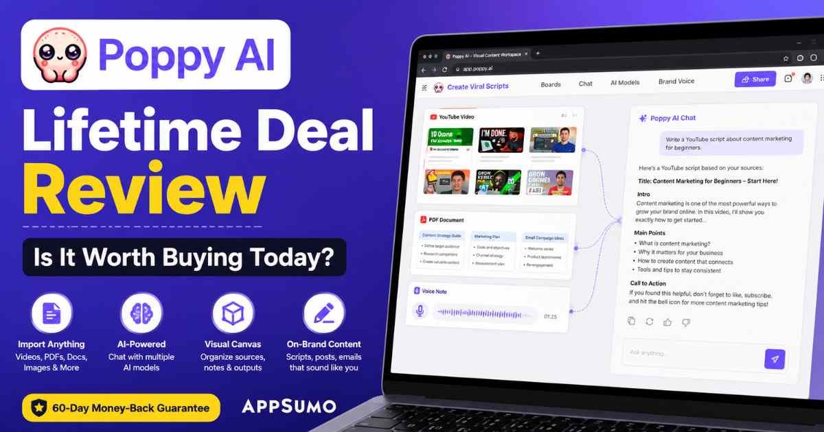Poppy AI Lifetime Deal