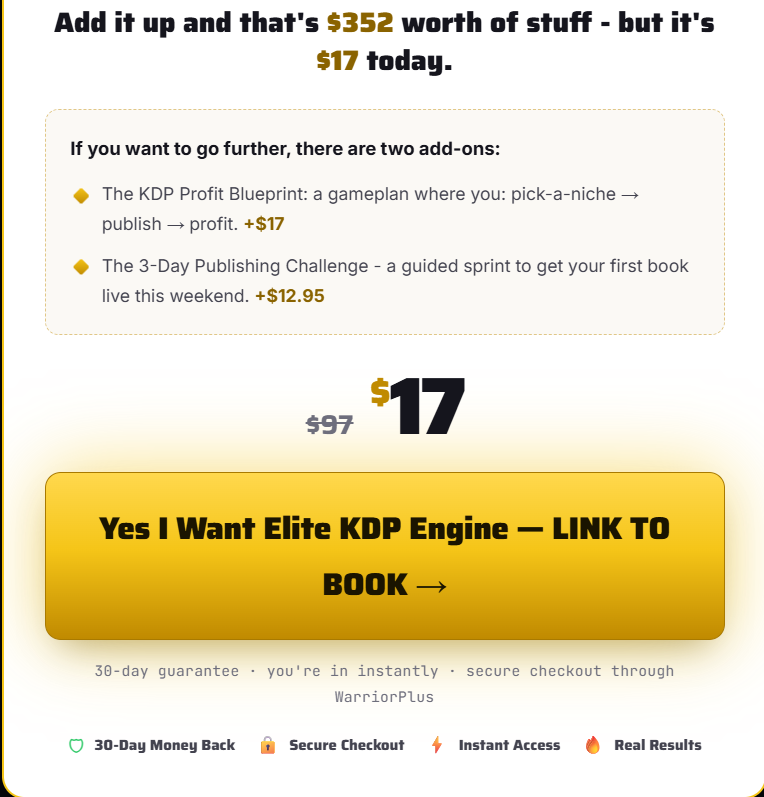 Elite KDP Engine Review
