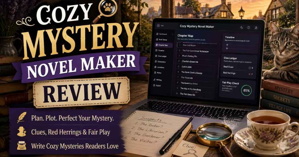Cozy Mystery Novel Maker Review
