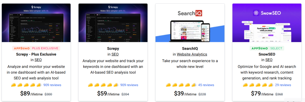 Best SEO Lifetime Deals
