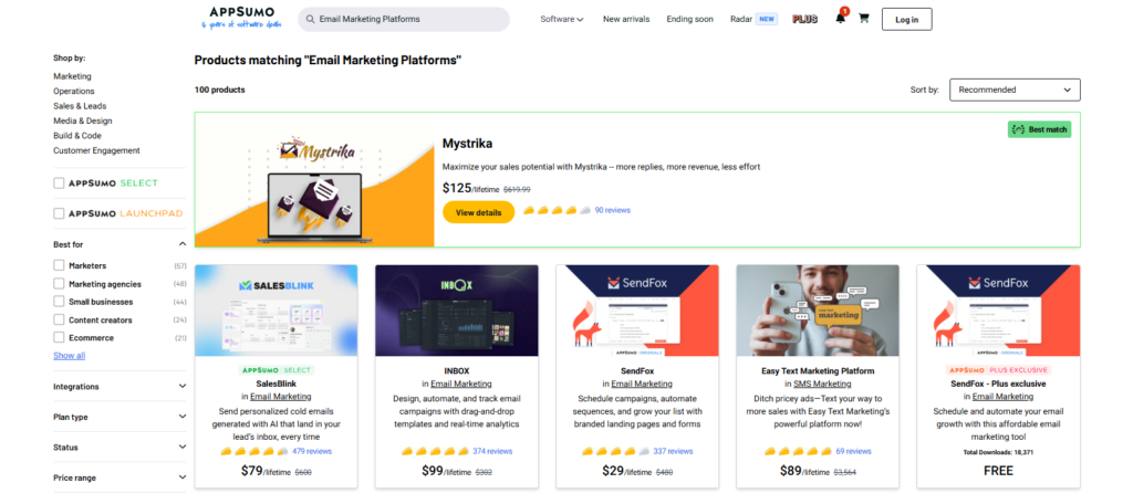 AppSumo Lifetime Deal