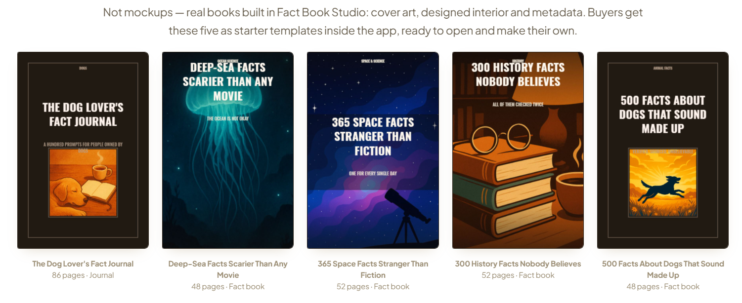 Fact Book Studio Review