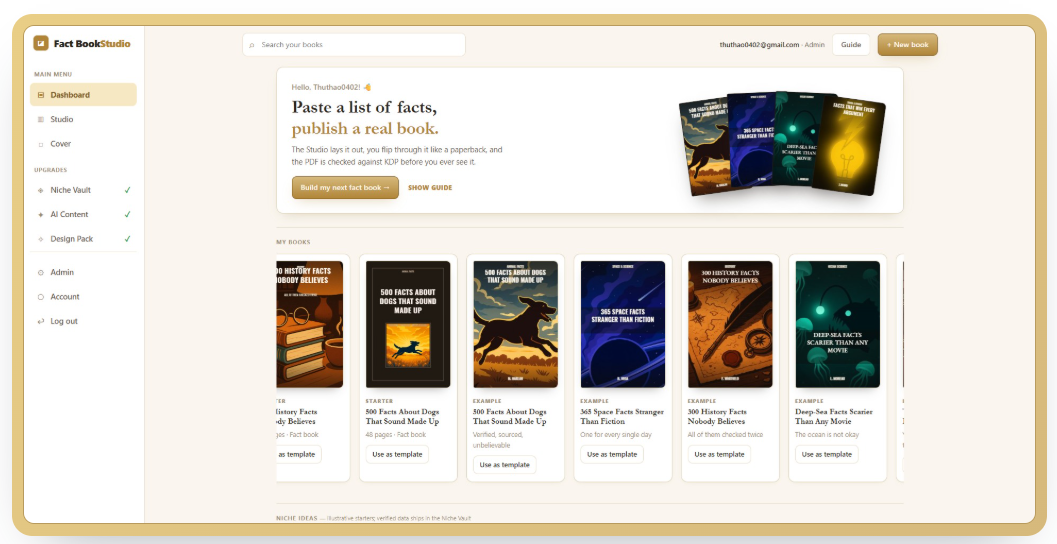 Fact Book Studio Review